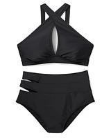 Adore Me Women's Demi Swimwear High Waist Bikini Bottom