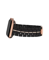 Nine West Women's Rubberized Link Bracelet designed for Apple Watch 42mm (Series 1-3 only) & 44/45/46/49mm (Ultra Ultra 2)