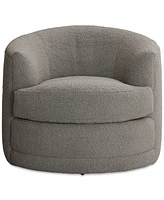 Closeout! Jenselle 36" Fabric Swivel Chair, Created for Macy's
