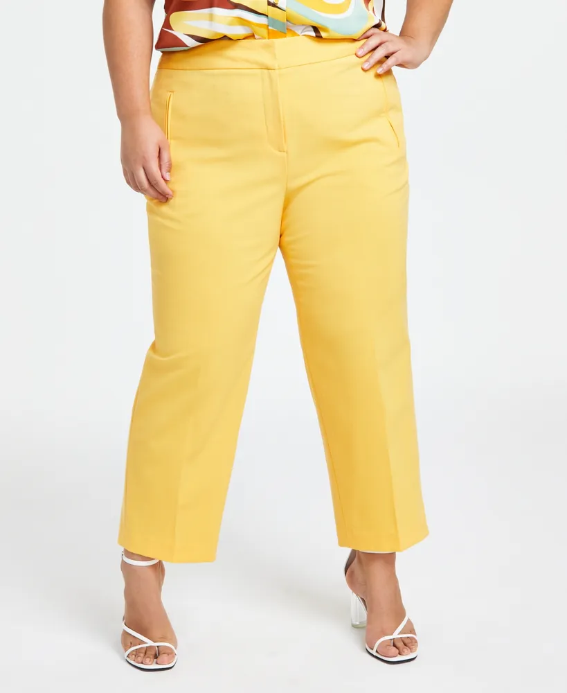 Yellow Plus Size Pants for Women - Macy's