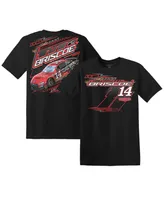 Men's Stewart-Haas Racing Team Collection Black Chase Briscoe 2023 #14 Mahindra T-shirt