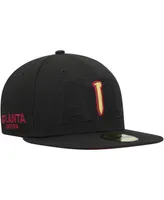 Men's New Era Black Atlanta United Fc Kick Off 59FIFTY Fitted Hat