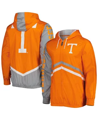 Men's Mitchell & Ness Tennessee Orange Volunteers Undeniable Full-Zip Windbreaker Jacket