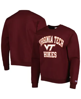 Men's Champion Maroon Virginia Tech Hokies High Motor Pullover Sweatshirt