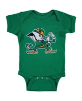 Infant Boys and Girls Kelly Green Notre Dame Fighting Irish Big Logo Bodysuit