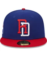 Men's New Era Blue Dominican Republic Baseball 2023 World Classic 59FIFTY Fitted Hat