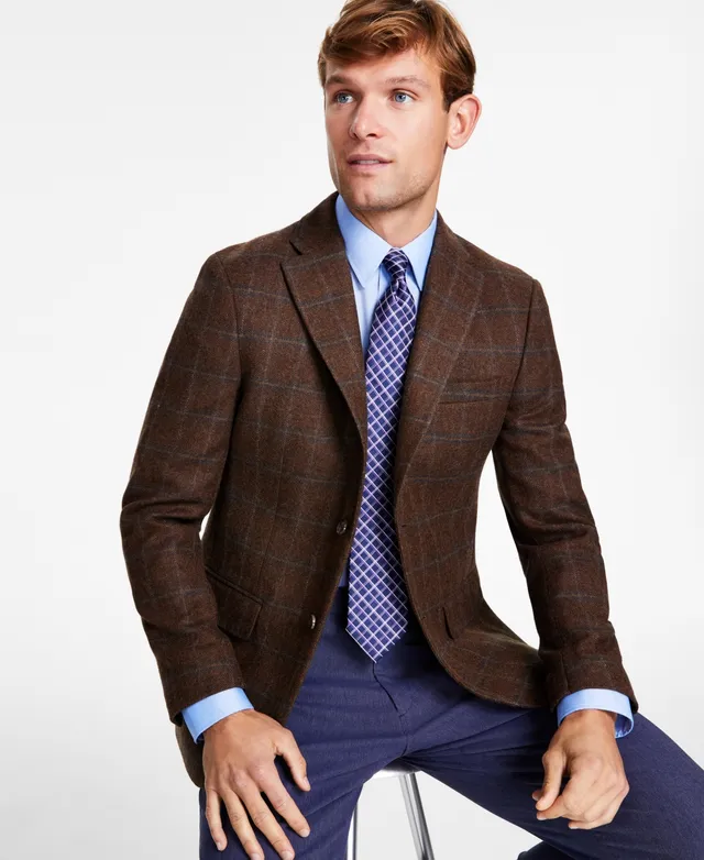 Tommy Hilfiger Modern Fit Sport Coat, Gray Tic