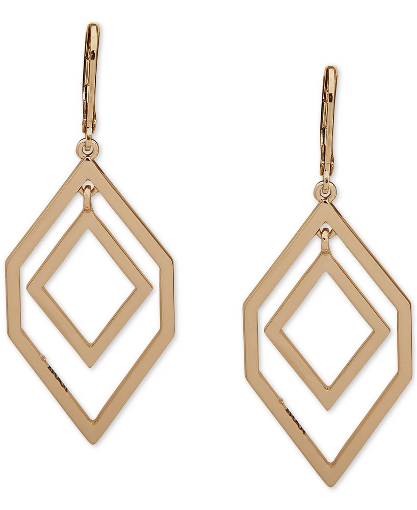 Karl Lagerfeld Paris Geometric Orbital Drop Earrings