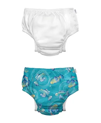 green sprouts Baby Boys or Girls Snap Swim Diaper, Pack of 2