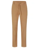 Boss by Hugo Men's Slim-Fit Paper-Touch Stretch Cotton Trousers
