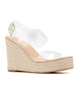 Fashion To Figure Women's Billie Wide Width Wedge Sandals