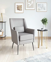 Zuo 36" Steel, Polyester Ontario Boho Chic Accent Chair