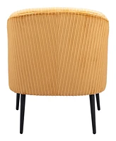 Zuo 31" Steel, Polyester Ranier Boho Chic Accent Chair