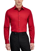 Alfani Men's Slim-Fit Temperature Regulating Dress Shirt, Created for Macy's