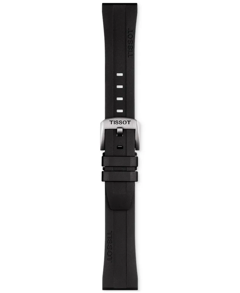 Tissot Men's Swiss Seastar 1000 Black Rubber Strap Watch 40mm
