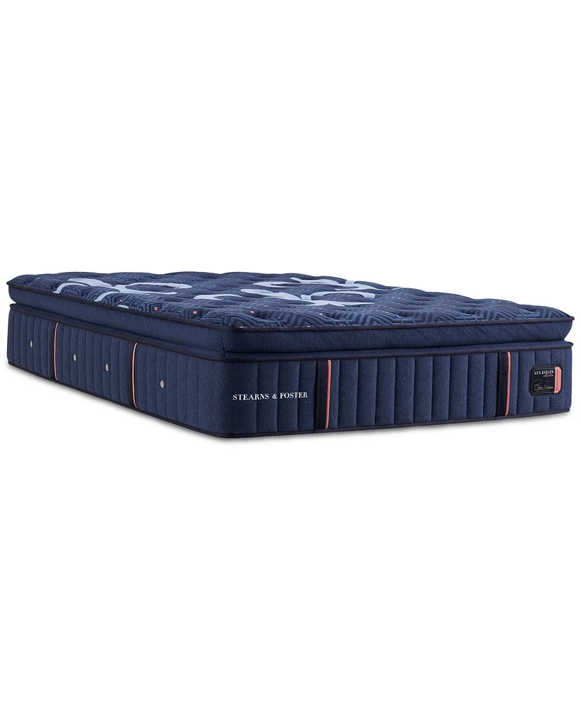 Stearns & Foster Lux Estate 16" Firm Euro Pillowtop Innerspring Luxury Mattress- Twin Xl
