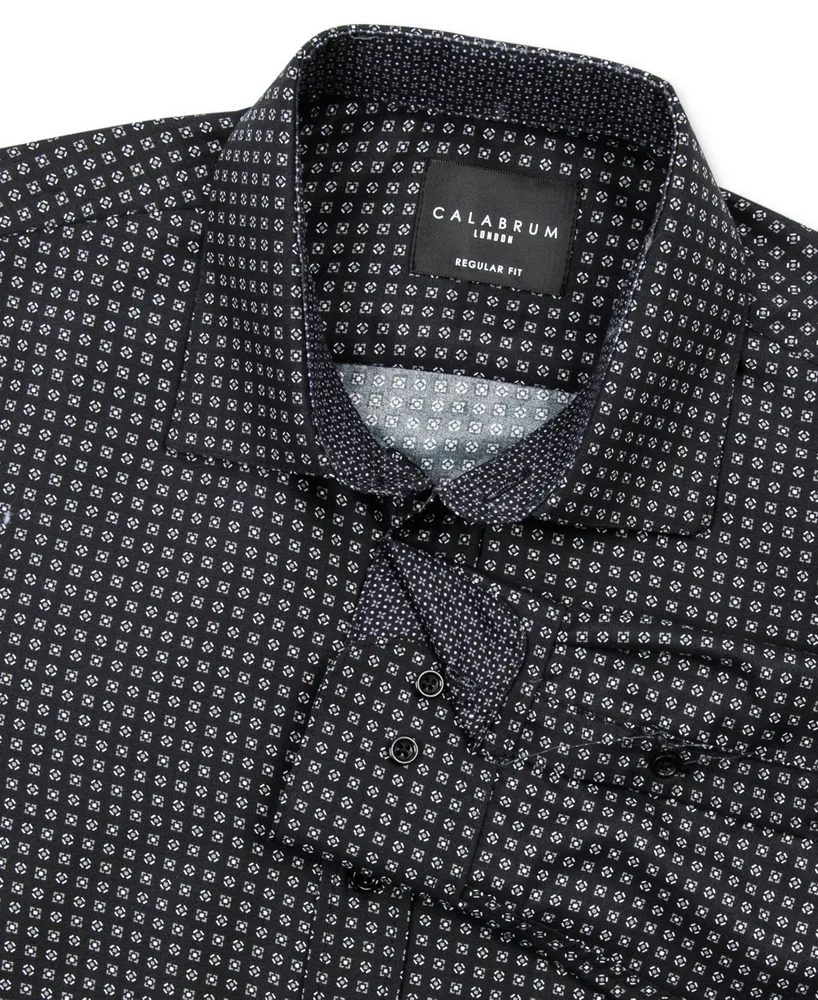 CLASSIC FIT WRINKLE-RESISTANT PRINTED SHIRT