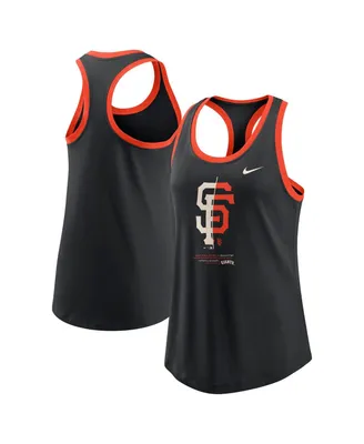 Women's Nike Black San Francisco Giants Tech Tank Top