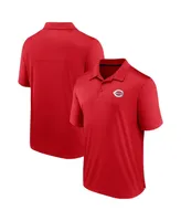 Men's Fanatics Red Cincinnati Reds Hands Down Polo Shirt