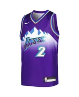 Big Boys and Girls Nike Collin Sexton Purple Utah Jazz 2022/23 Swingman Jersey - City Edition
