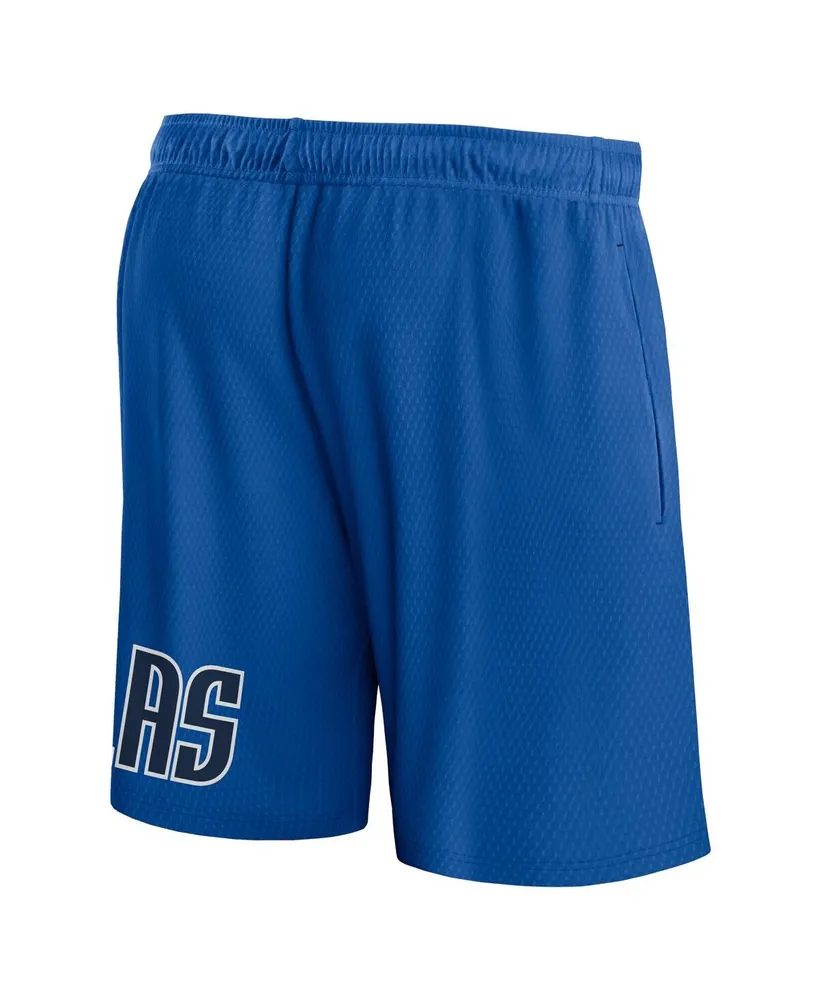 Men's Fanatics Royal Dallas Mavericks Free Throw Mesh Shorts