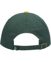 Men's '47 Brand Green, Gold Oakland Athletics Clean Up Adjustable Hat