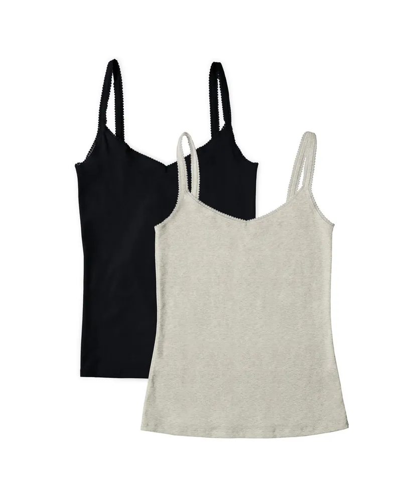 On Gossamer Women's Cotton Camisole, Pack of 2 1427P2