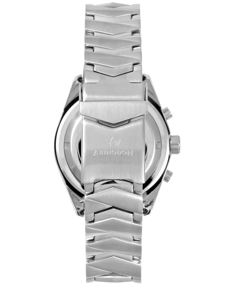 Abingdon Co. Katherine Women's Chronograph Stainless Steel Bracelet Watch 40mm
