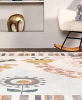 nuLoom Pearl Avianna Giraffe Kids Fringe 5' x 7'6" Area Rug