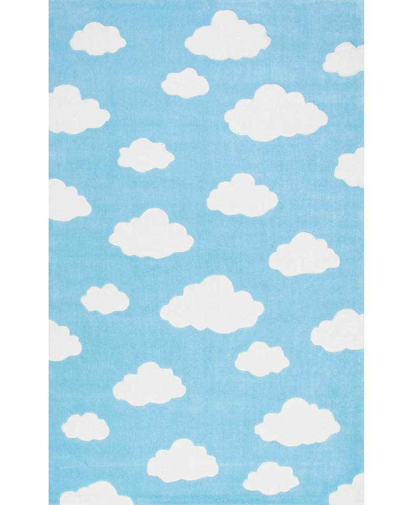 nuLoom Cine Cloudy Sachiko 3'6" x 5'6" Area Rug