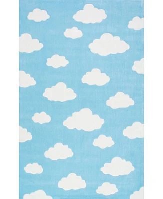 nuLoom Cine Cloudy Sachiko 3'6" x 5'6" Area Rug