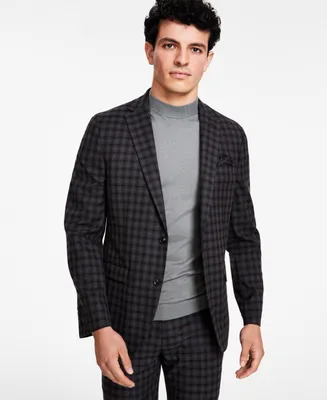 Bar Iii Men's Skinny-Fit Check Suit Jacket, Created for Macy's