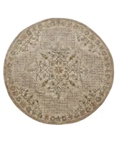 Lr Home Sweet SINUO54120 4' x 4' Round Area Rug