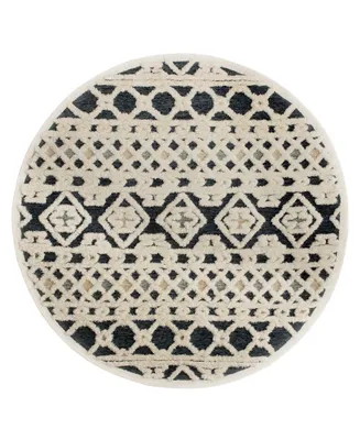 Lr Home Sweet SINUO54114 4' x 4' Round Area Rug