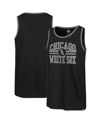Men's '47 Brand Black Chicago White Sox Winger Franklin Tank Top