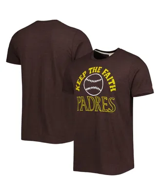 Men's Homage Brown San Diego Padres Hyper Local Tri-Blend T-shirt