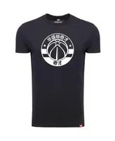 Men's Sportiqe Black Washington Wizards Chinese Language Comfy Tri-Blend T-shirt