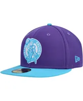 Men's New Era Purple Boston Celtics Vice 59FIFTY Fitted Hat