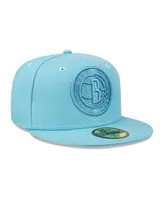 Men's New Era Blue Brooklyn Nets Color Pack Foam 59FIFTY Fitted Hat