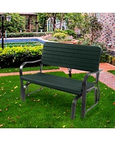 Outdoor Patio Swing Porch Rocker Glider Bench Loveseat Garden Seat Steel