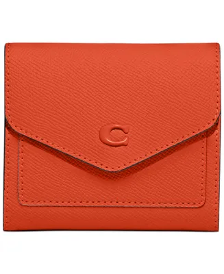 COACH Crossgrain Leather Mini Skinny ID Case - Macy's