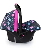 Bayer Design Dolls Turquoise, Pink, Stars Car Seat