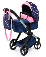 Bayer Design Dolls Blue, Pink, Stars Pram Xeo