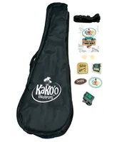 KaKo'o Music Pacific Blue Wooden Ukulele Set