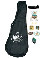 KaKo'o Music Seafoam Green Wooden Ukulele Set