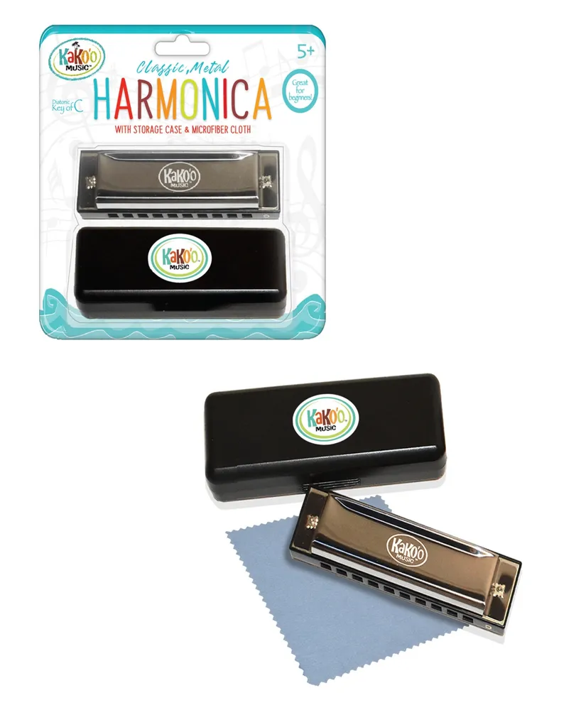 KaKo'o Music Classic Silver Metal Harmonica