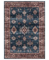 Km Home Velvet Touch Washable Raq-001 5' x 7' Area Rug