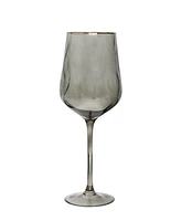 Gray Wine Glasses, Set of 6