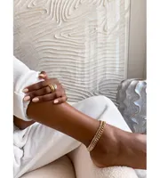 Oma The Label Cuban Link Collection Anklet