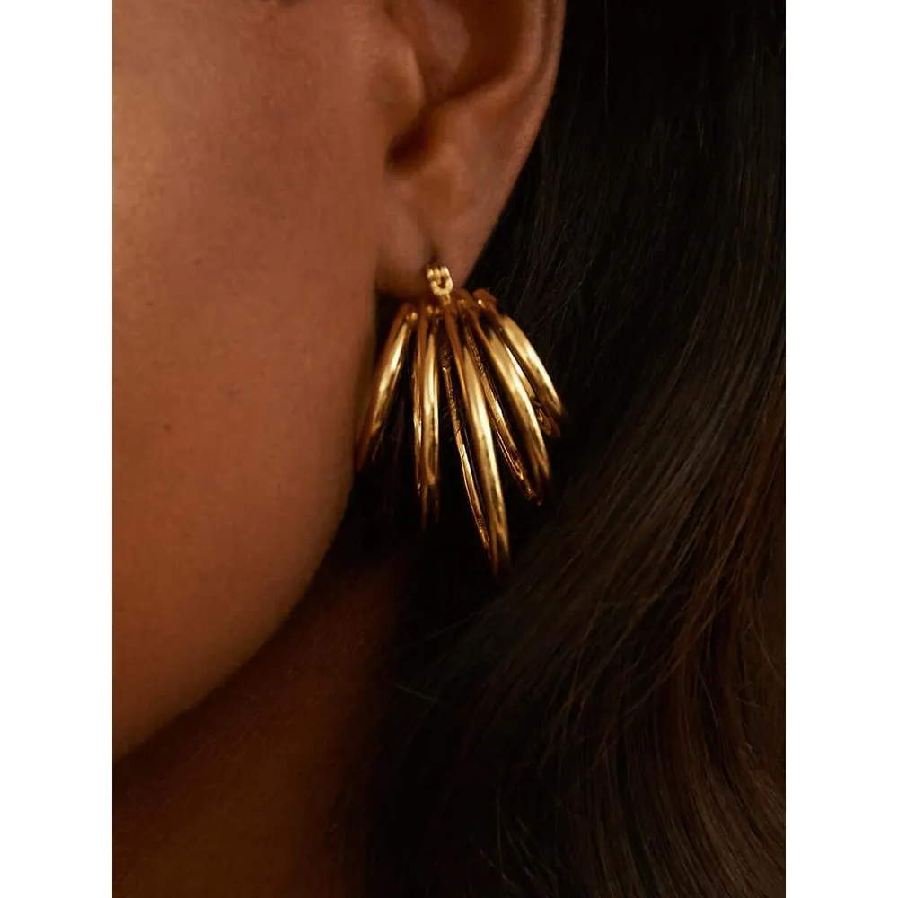 Oma The Label Adesuwa Medium Hoop Earrings